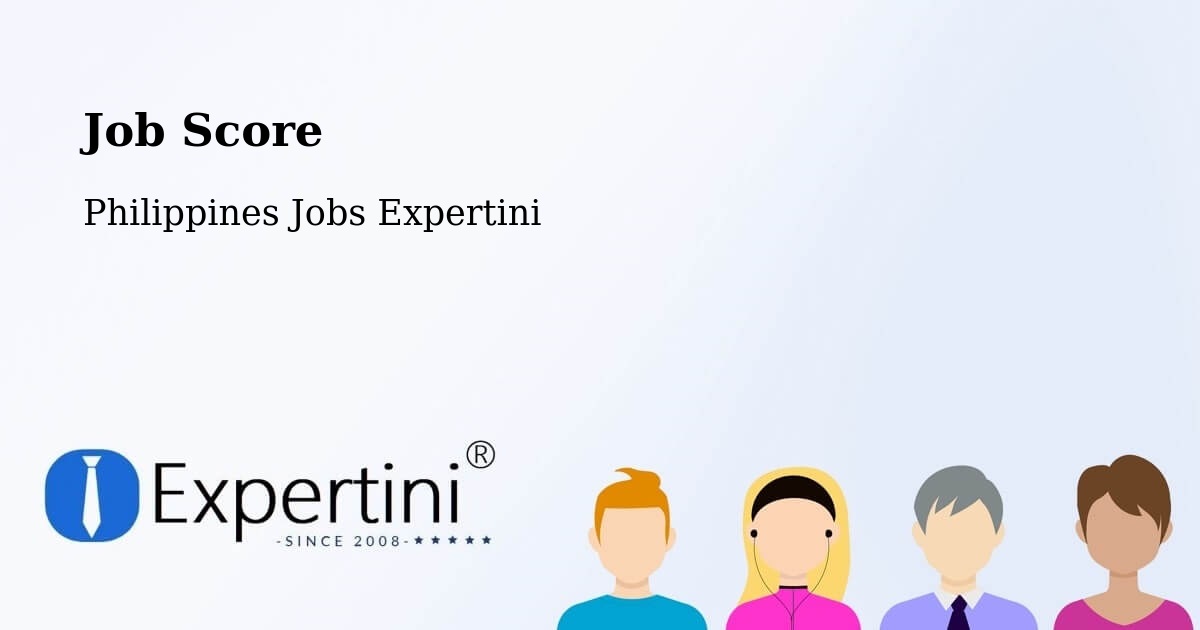 Job Score & Job Description Score Tool – Cafe - Philippines Jobs Expertini
